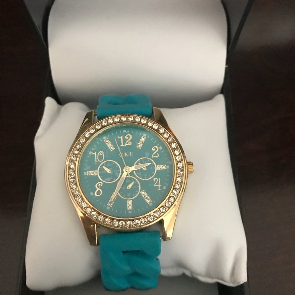 Teal & Gold BKE watch!